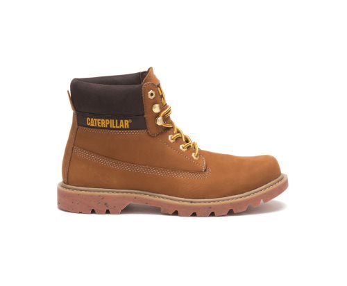 Botas Cuero Caterpillar eColorado Cuero Hombre Marrones | Argentina DLYVN-1046