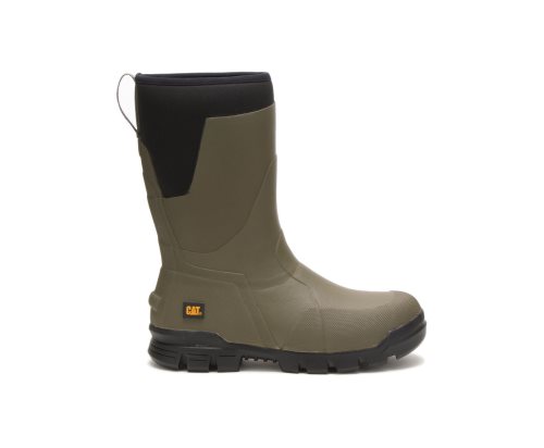 Botas De Goma Caterpillar Stormers 11" Hombre Verde Oliva | Argentina DKRNB-5764