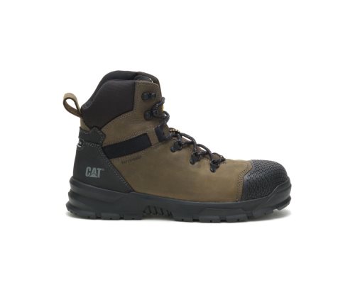 Botas De Trabajo Caterpillar Accomplice X Waterproof Steel Puntera Hombre Olive/Black | Argentina K