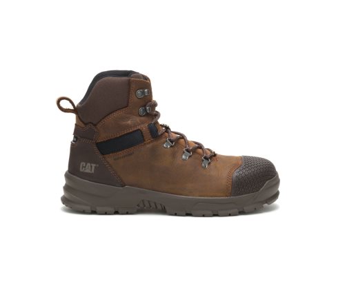 Botas De Trabajo Caterpillar Accomplice X Waterproof Steel Puntera Hombre Marrones | Argentina PGHA