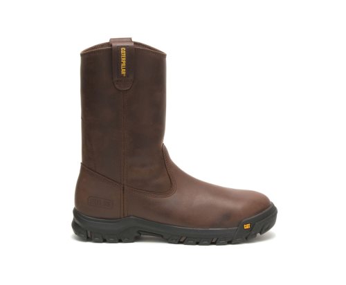 Botas De Trabajo Caterpillar Drawbar Steel Puntera Hombre Marrones | Argentina OEMSH-9213