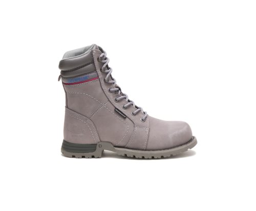 Botas De Trabajo Caterpillar Echo Waterproof Steel Puntera Mujer Gris | Argentina IDULO-4983