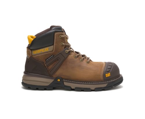 Botas De Trabajo Caterpillar Excavator Superlite Waterproof Nano Puntera Hombre Verde Menta | Argen