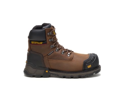 Botas De Trabajo Caterpillar Excavator XL 6" Waterproof Composite Puntera Hombre Marrones Oscuro |