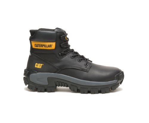 Botas De Trabajo Caterpillar Invader Hi Steel Puntera Hombre Negras | Argentina OTMXI-1682