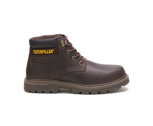 Botas De Trabajo Caterpillar Outbase Steel Puntera Hombre Cafe | Argentina SRMCV-2197