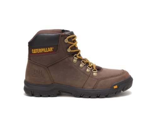 Botas De Trabajo Caterpillar Outline Hombre Marrones | Argentina FXEHS-5973