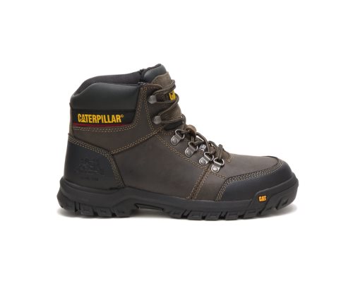 Botas De Trabajo Caterpillar Outline Steel Puntera Hombre Gris Oscuro | Argentina DGWKY-8715