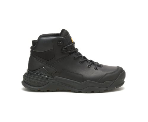 Botas De Trabajo Caterpillar Provoke Mid Waterproof Hombre Negras | Argentina PANSY-2076