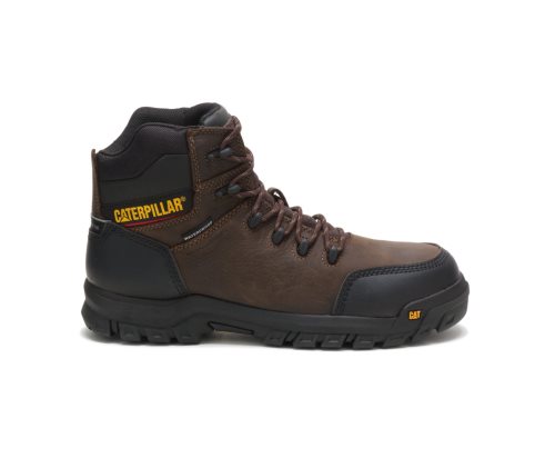Botas De Trabajo Caterpillar Resorption Waterproof Composite Puntera Hombre Marrones | Argentina UB