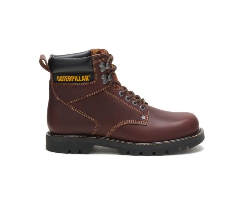Botas De Trabajo Caterpillar Second Shift Hombre Marrones | Argentina BYXNH-2185