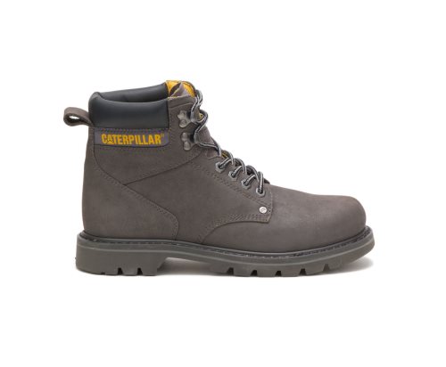 Botas De Trabajo Caterpillar Second Shift Steel Puntera Hombre Gris | Argentina RQCGT-9024