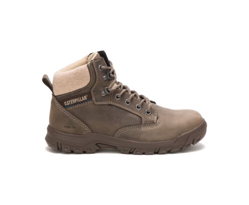 Botas De Trabajo Caterpillar Tess Steel Puntera Mujer Gris Oscuro | Argentina GIFKN-8043