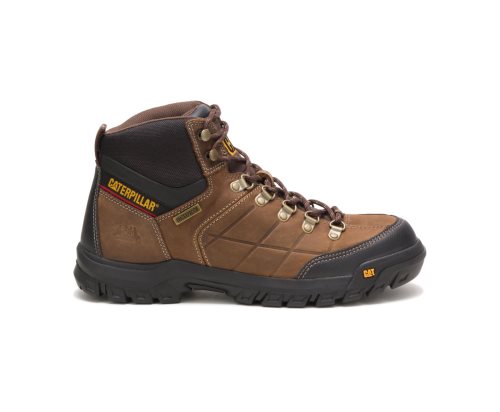 Botas De Trabajo Caterpillar Threshold Waterproof Hombre Marrones | Argentina IFGTQ-3814