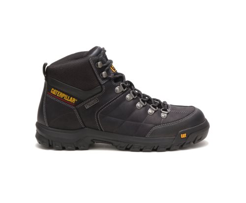 Botas De Trabajo Caterpillar Threshold Waterproof Hombre Negras | Argentina UVTXF-2853