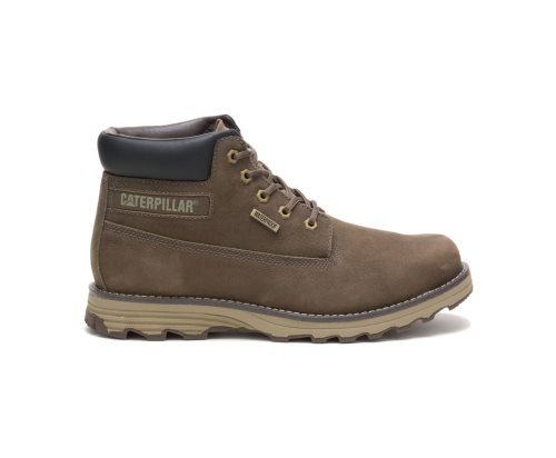 Botas Impermeables Caterpillar Founder Waterproof Thinsulate™ Hombre Gris | Argentina PISVD-9038