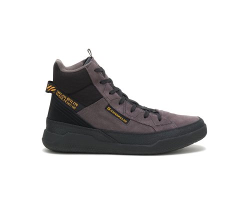 Zapatillas Caterpillar CODE Hex Hi Utility Mujer Grey/Black | Argentina EIKJH-0285