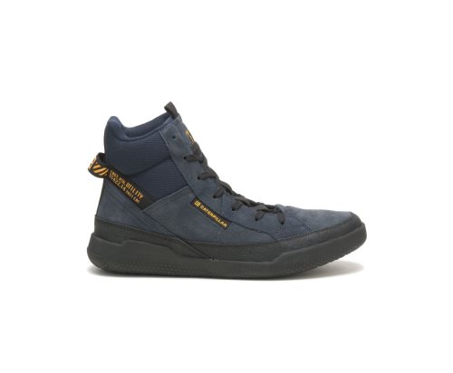 Zapatillas Caterpillar CODE Hex Hi Utility Hombre Azul Marino | Argentina ICPKH-5472