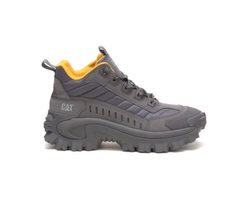 Zapatillas Caterpillar Intruder Mid Mujer Gris | Argentina FEWHI-8405