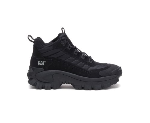Zapatillas Caterpillar Intruder Mid Mujer Negras | Argentina KVODM-0183