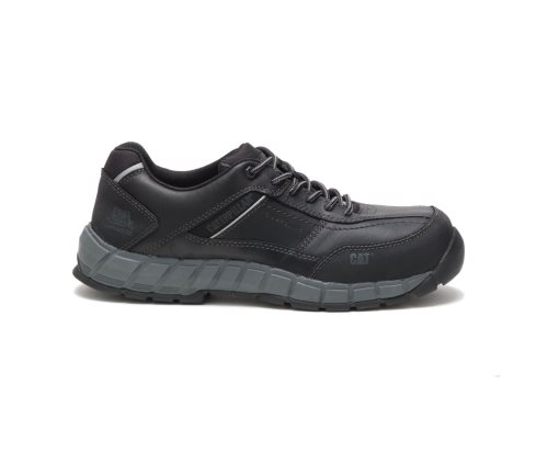 Zapatillas Caterpillar Streamline Cuero Composite Puntera Hombre Negras | Argentina LSRDF-4097