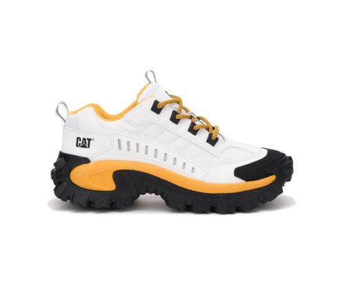 Zapatos Casuales Caterpillar Intruder Mujer White/Yellow | Argentina MNKFB-9673